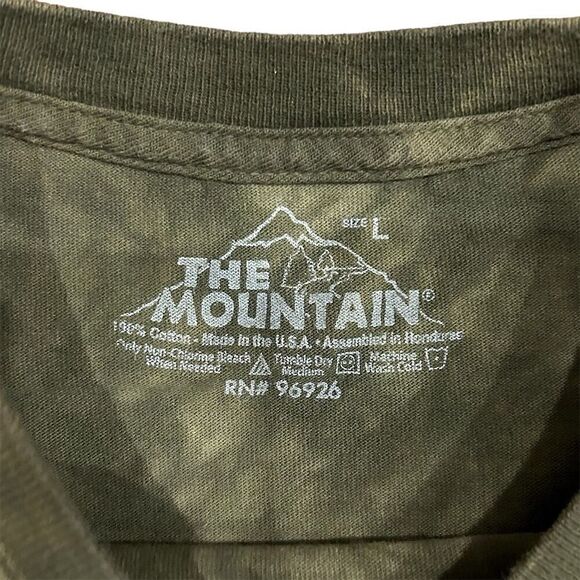 The Mountain Wise Owl Graphic T-Shirt Brown Unisex Size L Crew Neck - Picture 3 of 4